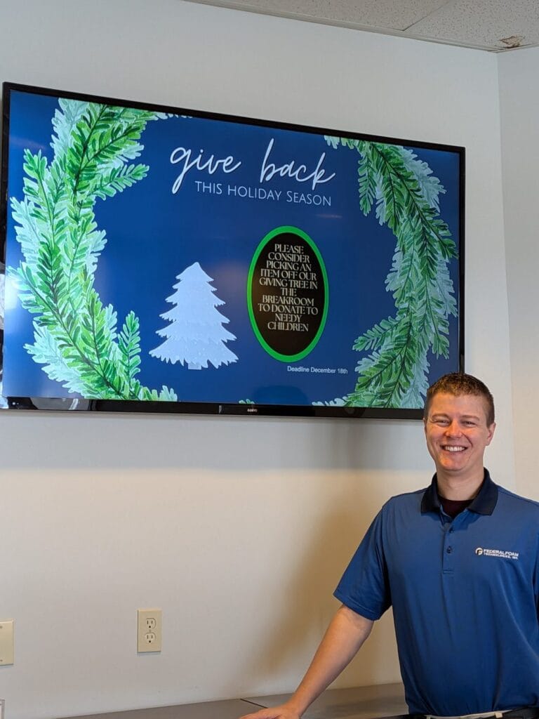 Federal Foam Technologies using SmartSign2Go digital signage